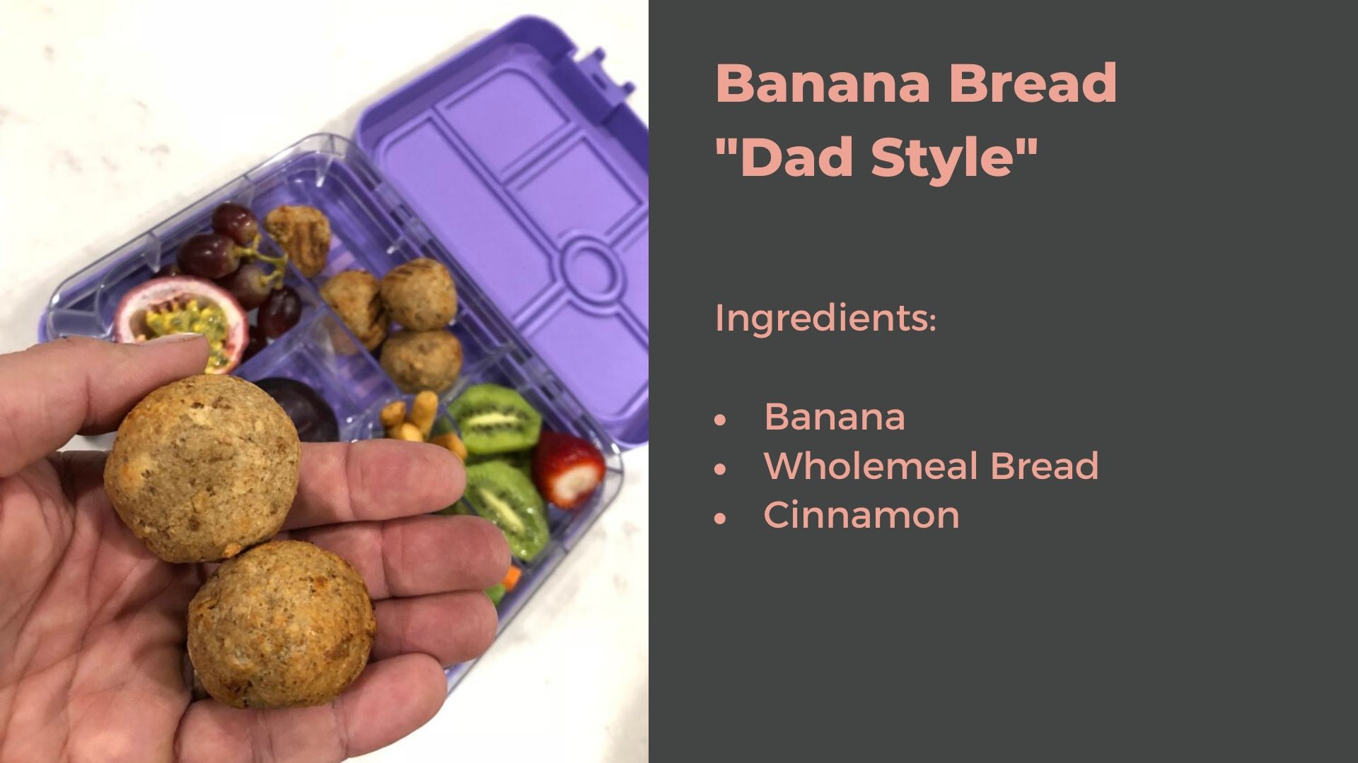 "Dad style" banana bread