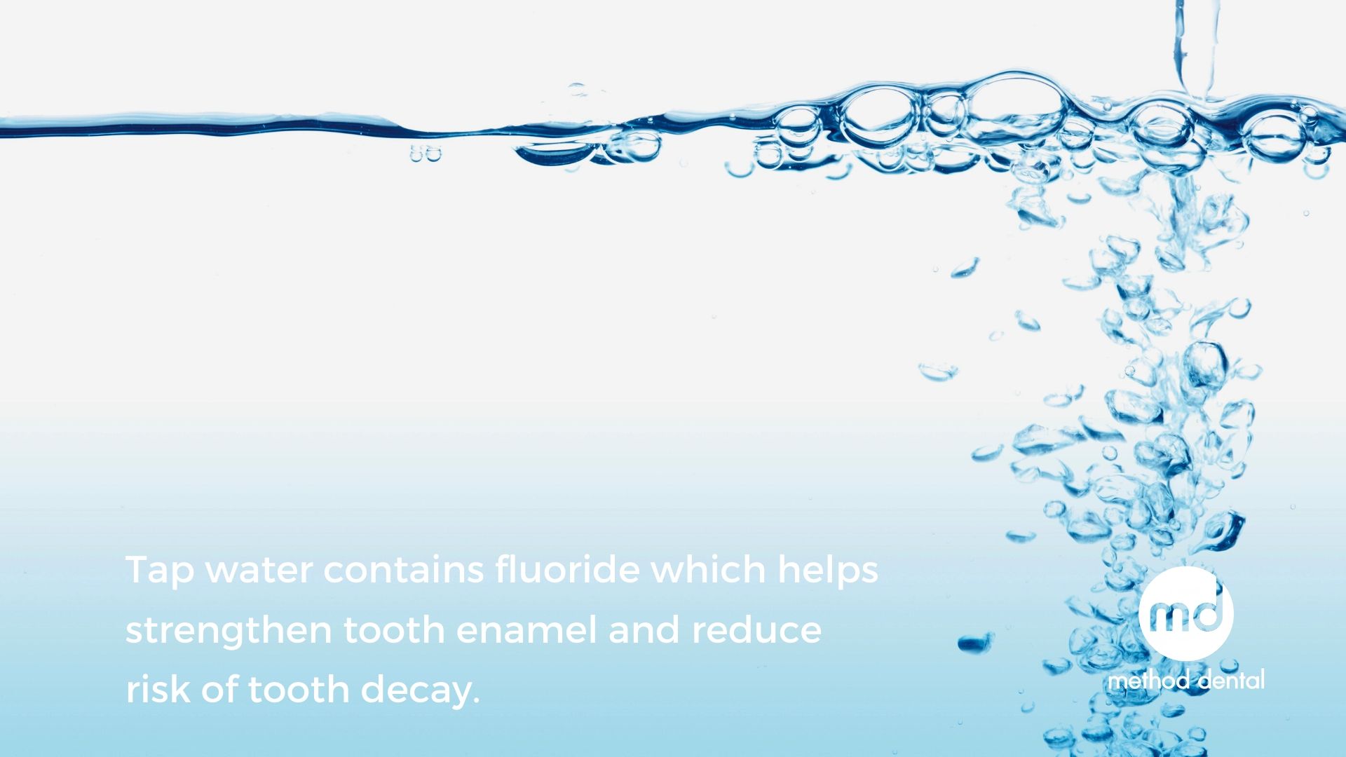 Brisbane water has fluoride in it which is good for teeth